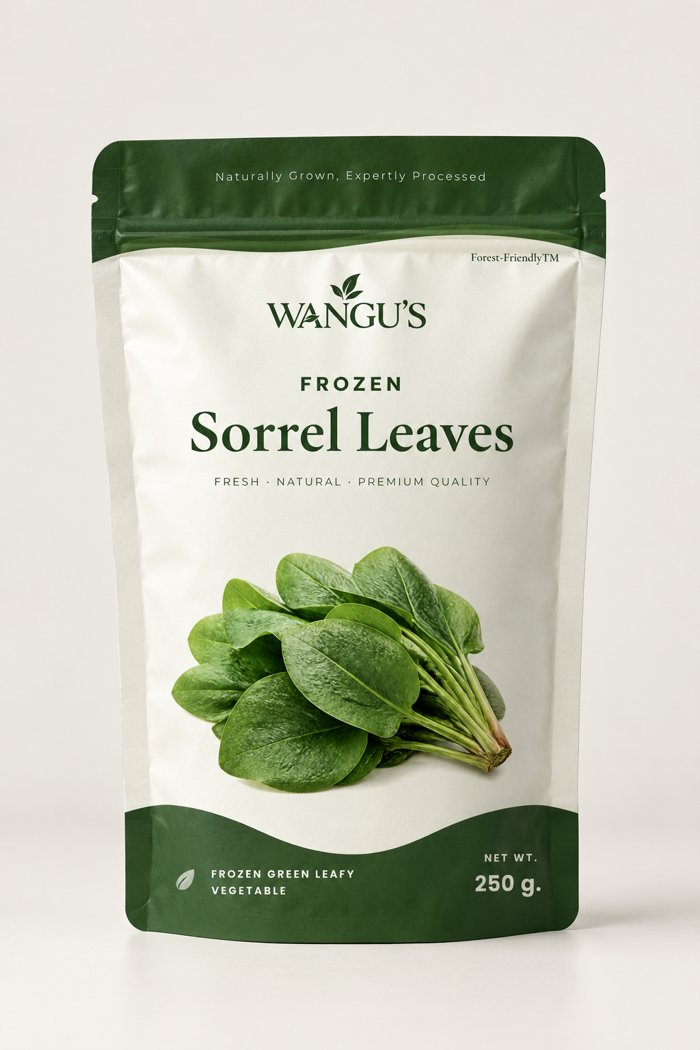 Frozen Sorrel Leaves